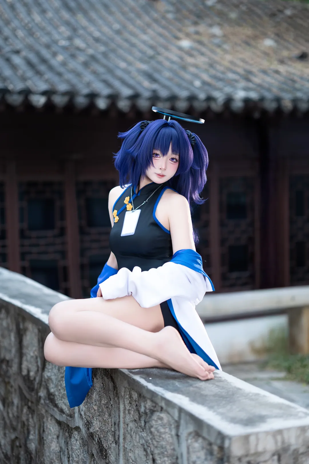 蔚蓝档案, 外景摄影, 早濑优香cos, 二次元日常, 旗袍cosplay - 第3张