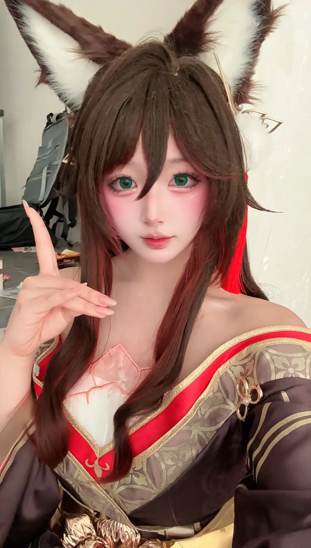 帰忘の流離人コスプレ, コスプレ, 崩壊：スターレイル, イベント写真, 獣耳ファッション