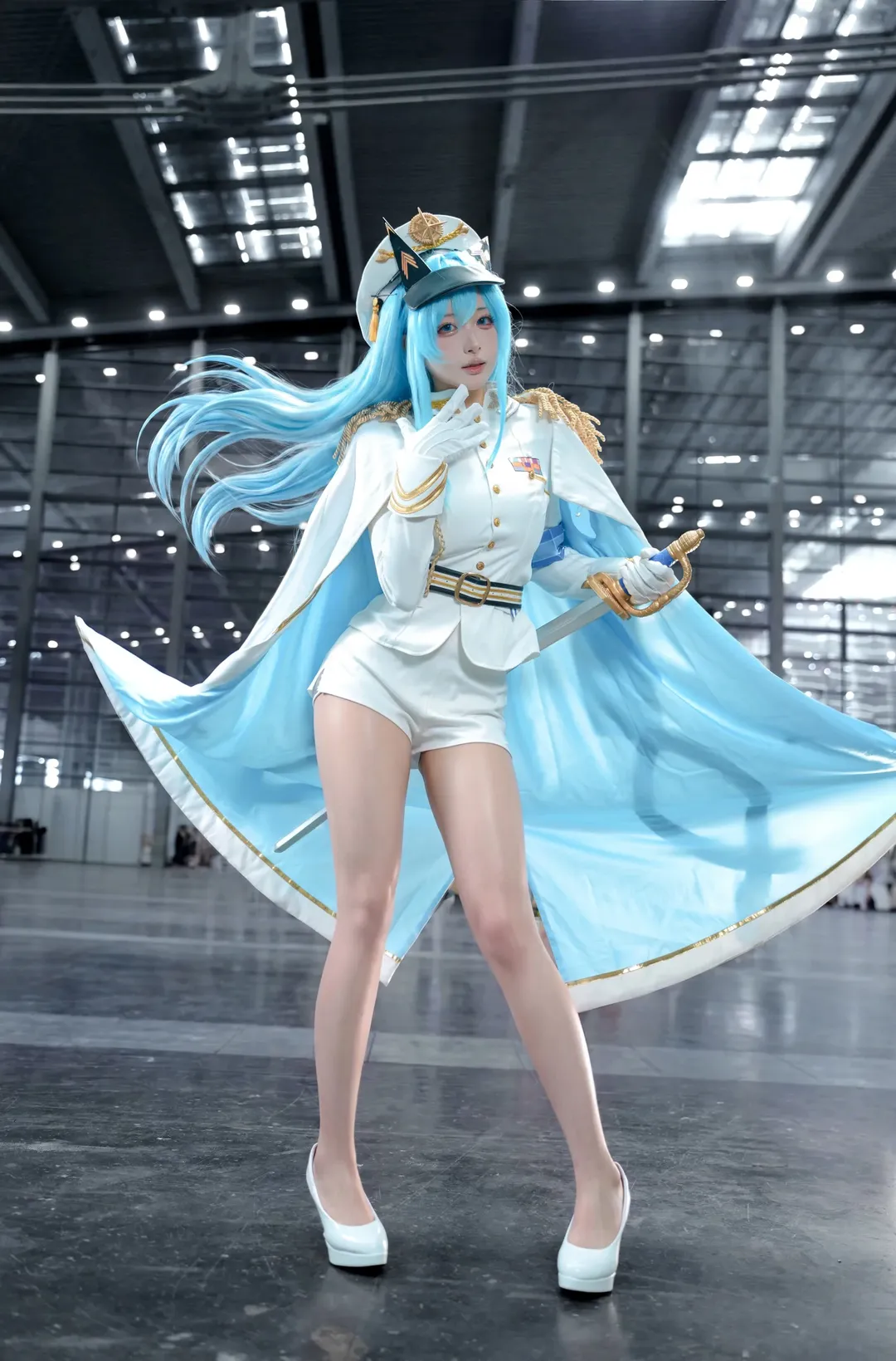 コスプレ, イベント写真, 勝利の女神：NIKKE, ヘルム コスプレ, 軍服