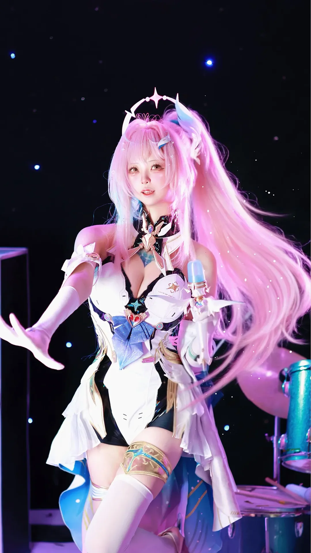 鸣潮, 爱弥斯cos, 二次元cos, 白丝cosplay, 鸣潮二周年 - 第2张