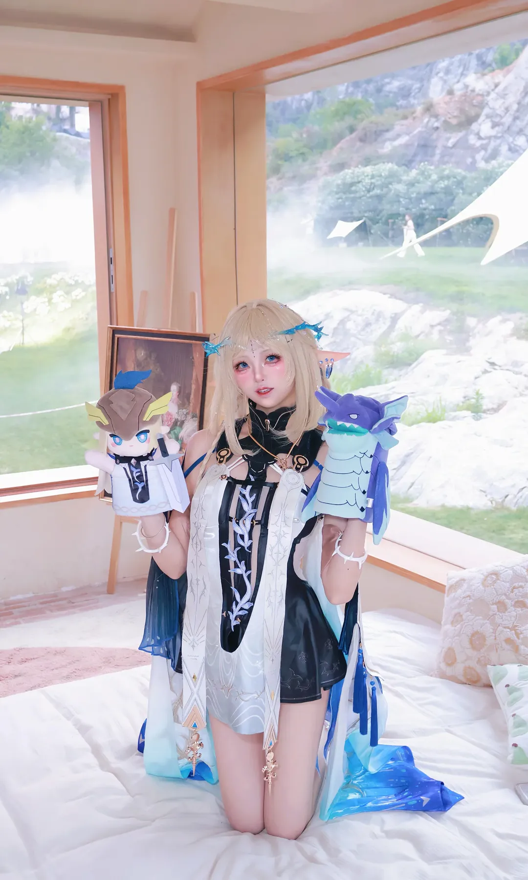 鸣潮, 卡提希娅cos, 户外摄影, 鸣潮cosplay, 道具分享