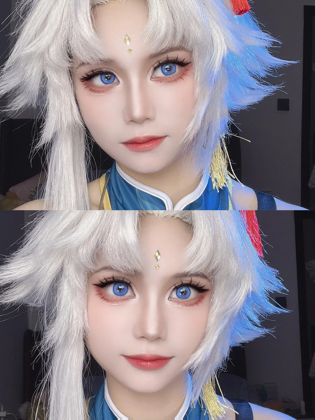 崩坏星穹铁道, 飞霄cos, cosplay摄影, 精灵蓝美瞳, 兽耳妆造 - 第1张