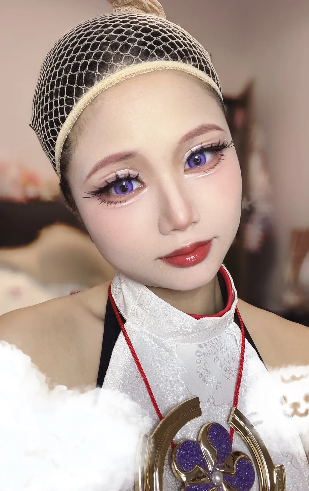 原神, 漫展返图, 八重神子cos, cosplay妆容, 美瞳搭配 - 第1张