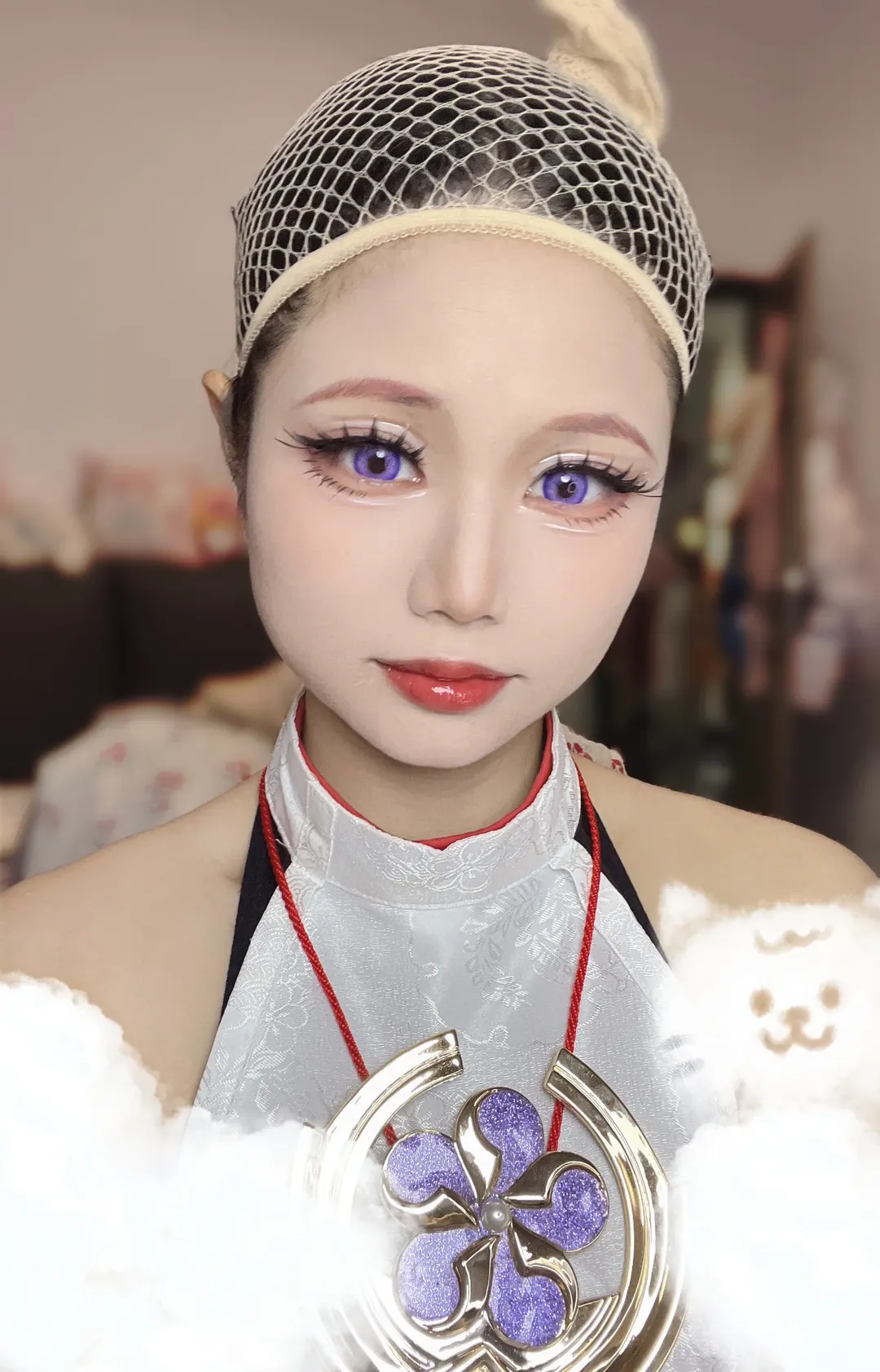 原神, 漫展返图, 八重神子cos, cosplay妆容, 美瞳搭配 - 第2张