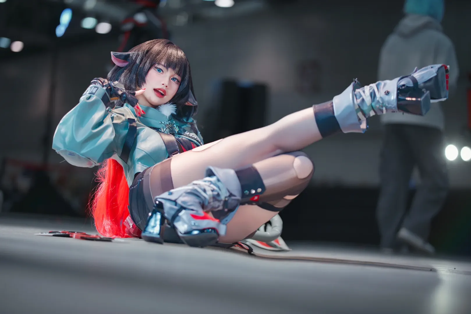 绝区零, 漫展场照, 丝袜穿搭, 简杜cos, cosplay动作 - 第1张