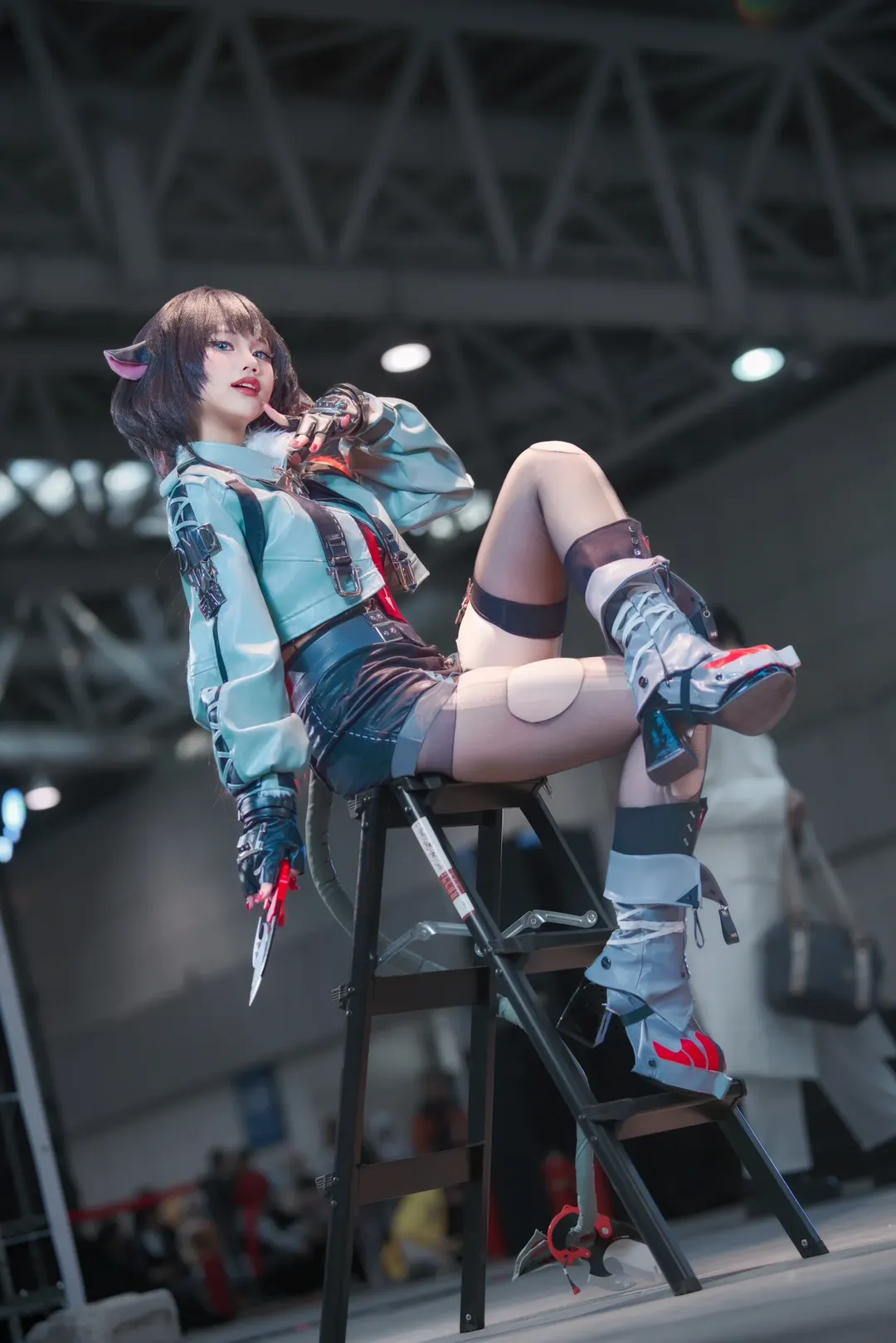 绝区零, 漫展场照, 丝袜穿搭, 简杜cos, cosplay动作 - 第5张