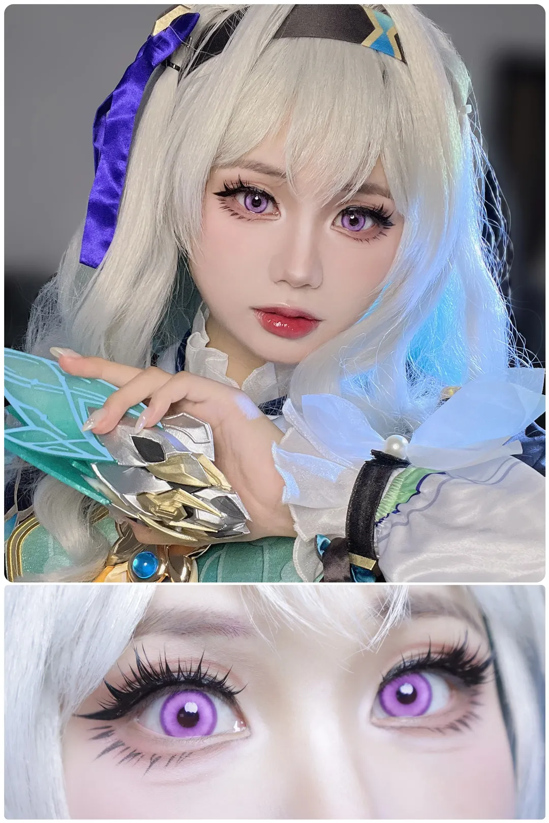 崩坏星穹铁道, 流萤cos, cosplay美瞳, cos眼妆, 美瞳推荐 - 第1张