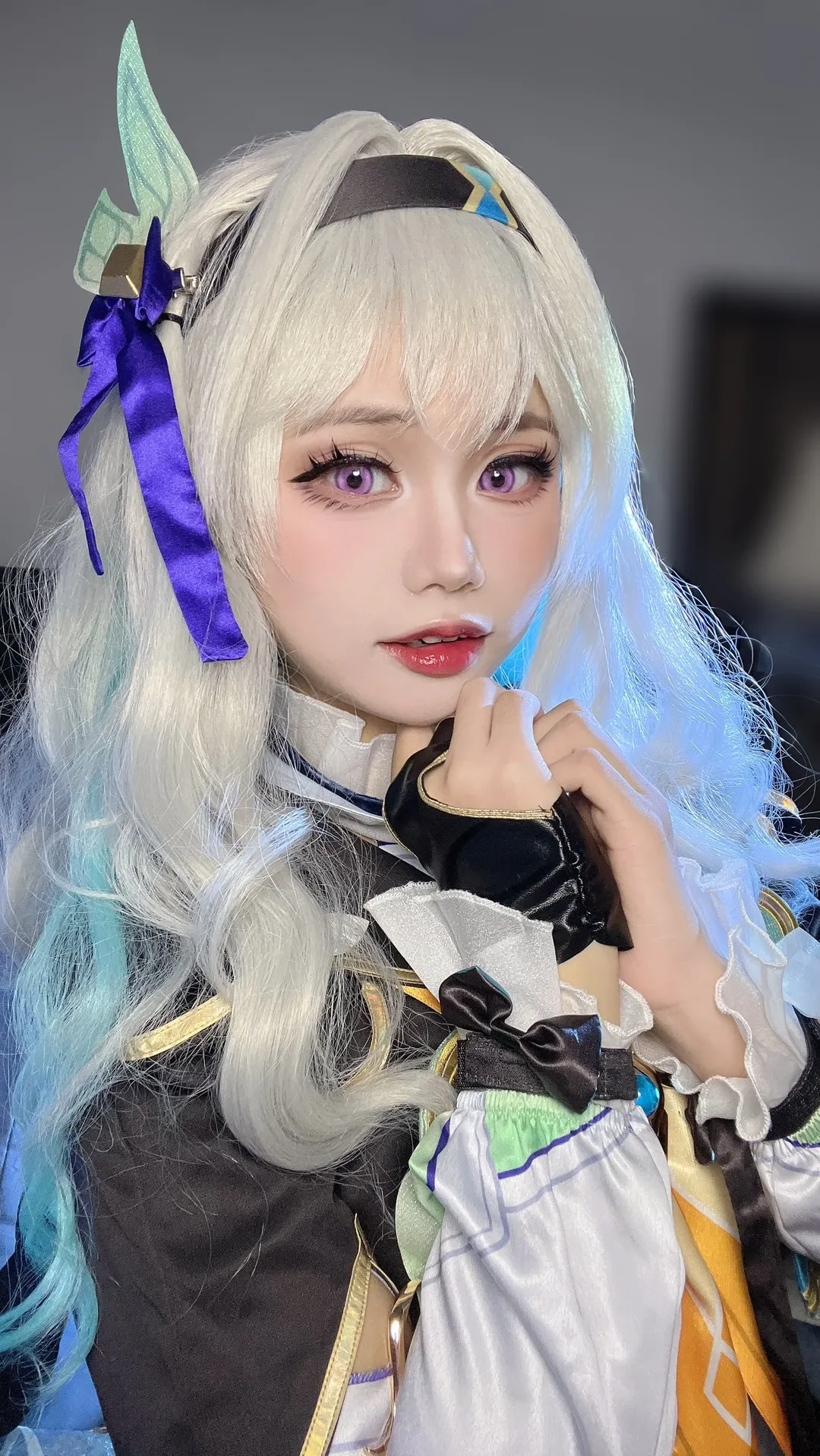崩坏星穹铁道, 流萤cos, cosplay美瞳, cos眼妆, 美瞳推荐