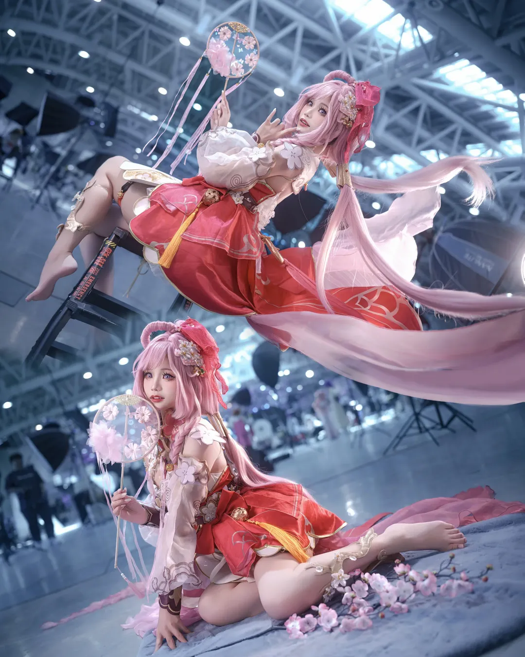 爱莉希雅cos, cosplay, 崩坏三, 漫展摄影, 春好桃夭 - 第1张