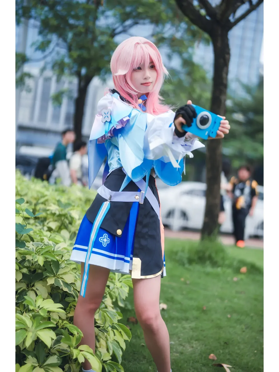 崩坏星穹铁道, 三月七cos, 萤火虫漫展, cosplay摄影, 户外漫展 - 第7张
