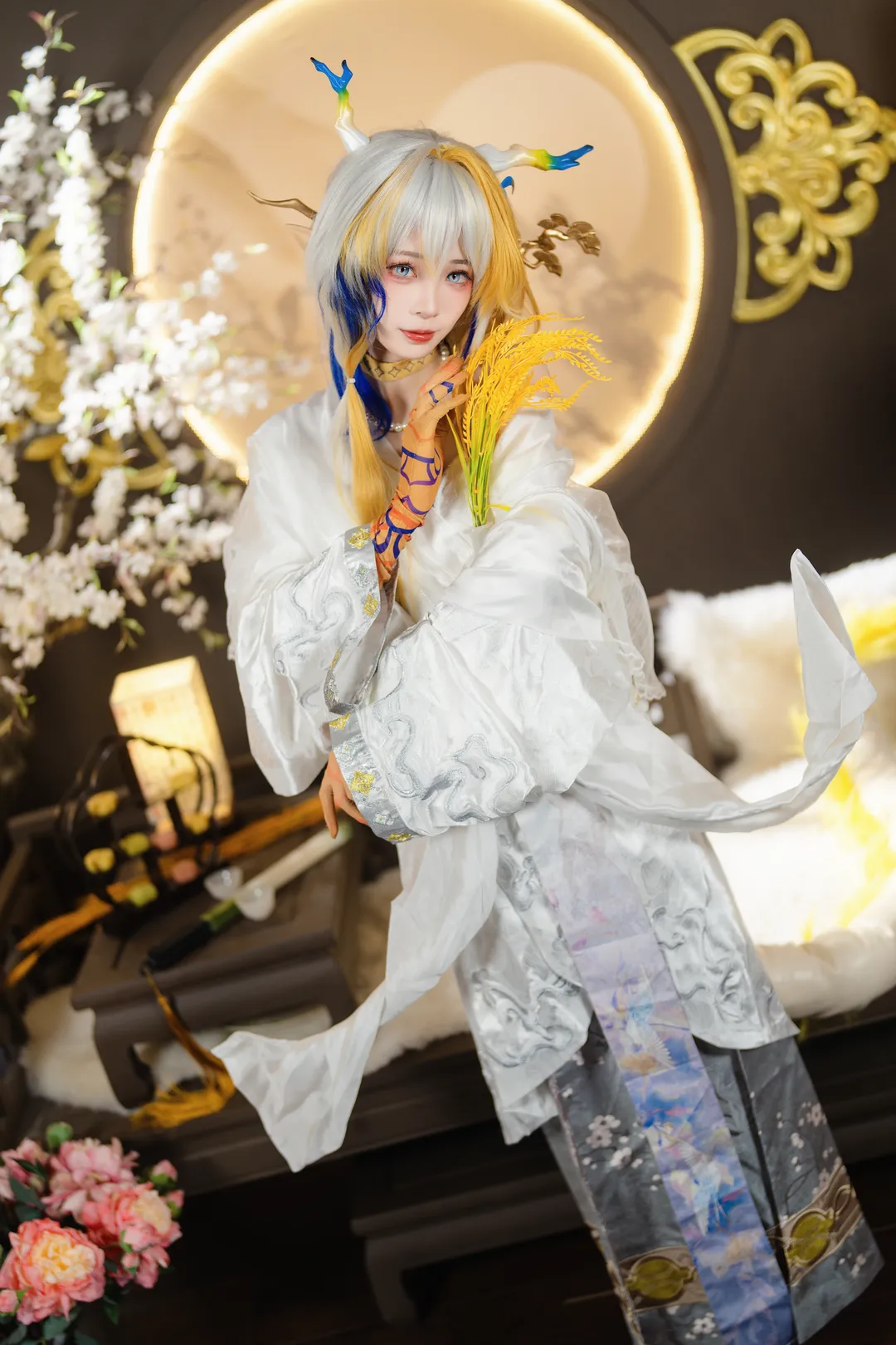 黍cos, 明日方舟, 音律联觉, cosplay摄影, 国风人像 - 第1张