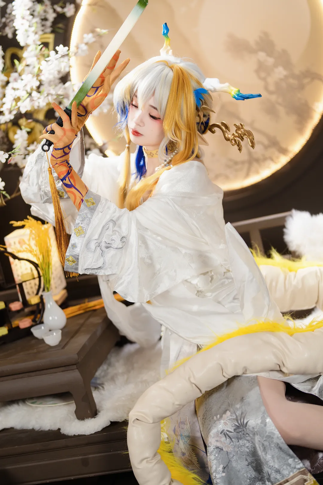 黍cos, 明日方舟, 音律联觉, cosplay摄影, 国风人像 - 第4张