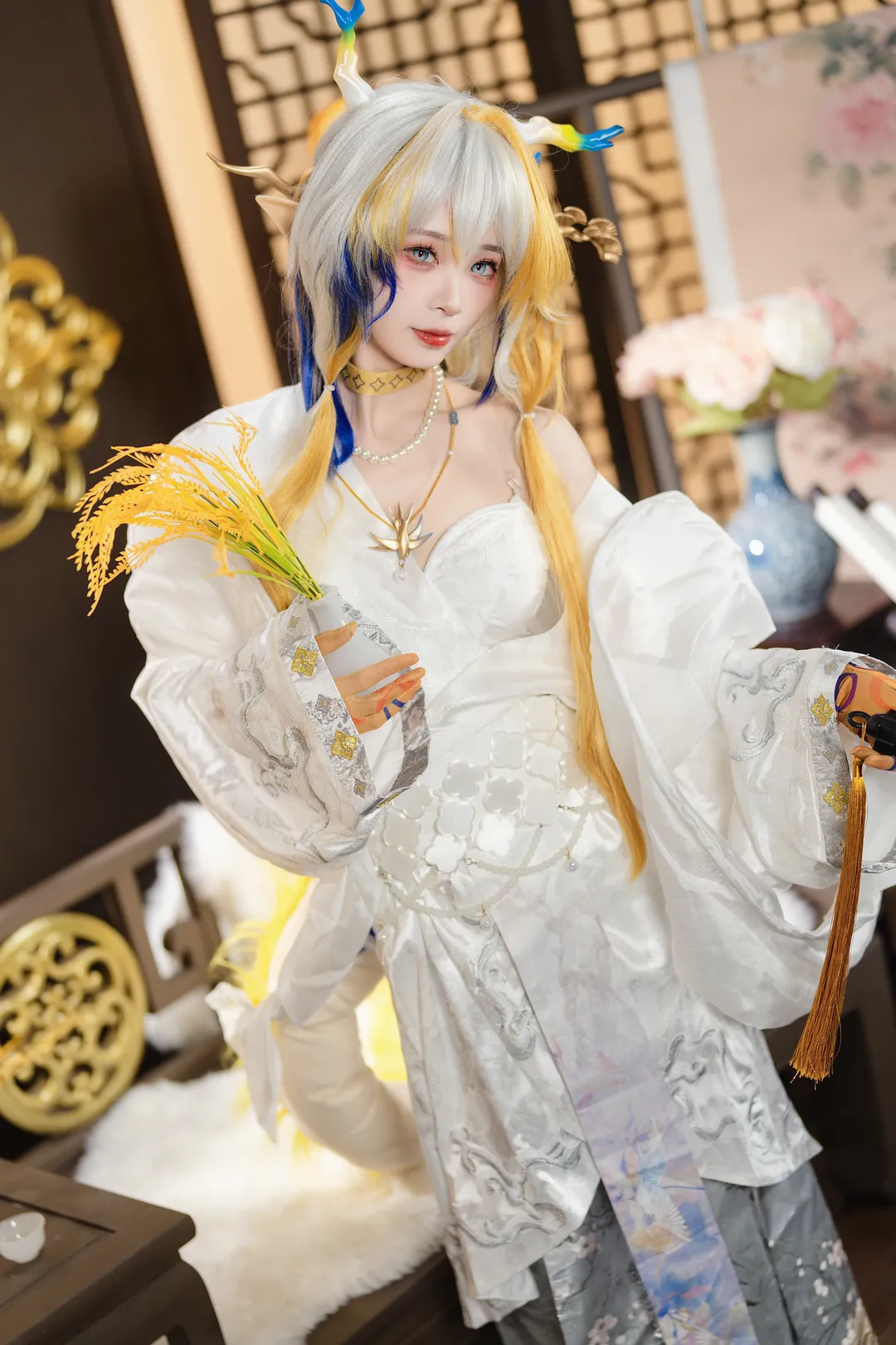 黍cos, 明日方舟, 音律联觉, cosplay摄影, 国风人像 - 第5张