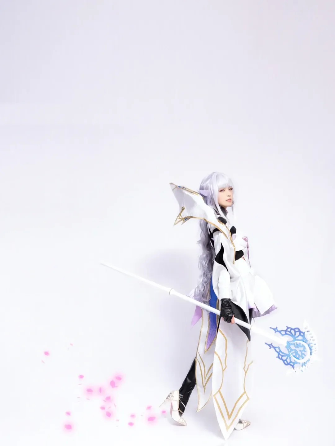 Fate/Grand Order, 黑丝, 棚拍cosplay, 花之魔术师, 梅林cos - 第1张