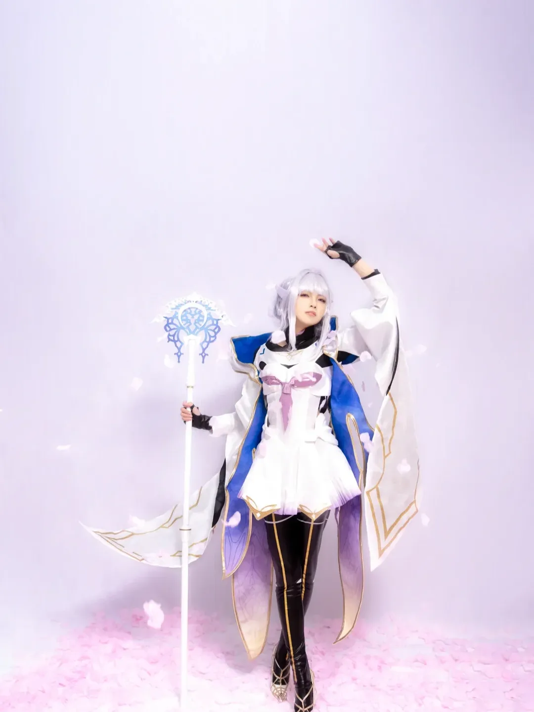 Fate/Grand Order, 黑丝, 棚拍cosplay, 花之魔术师, 梅林cos