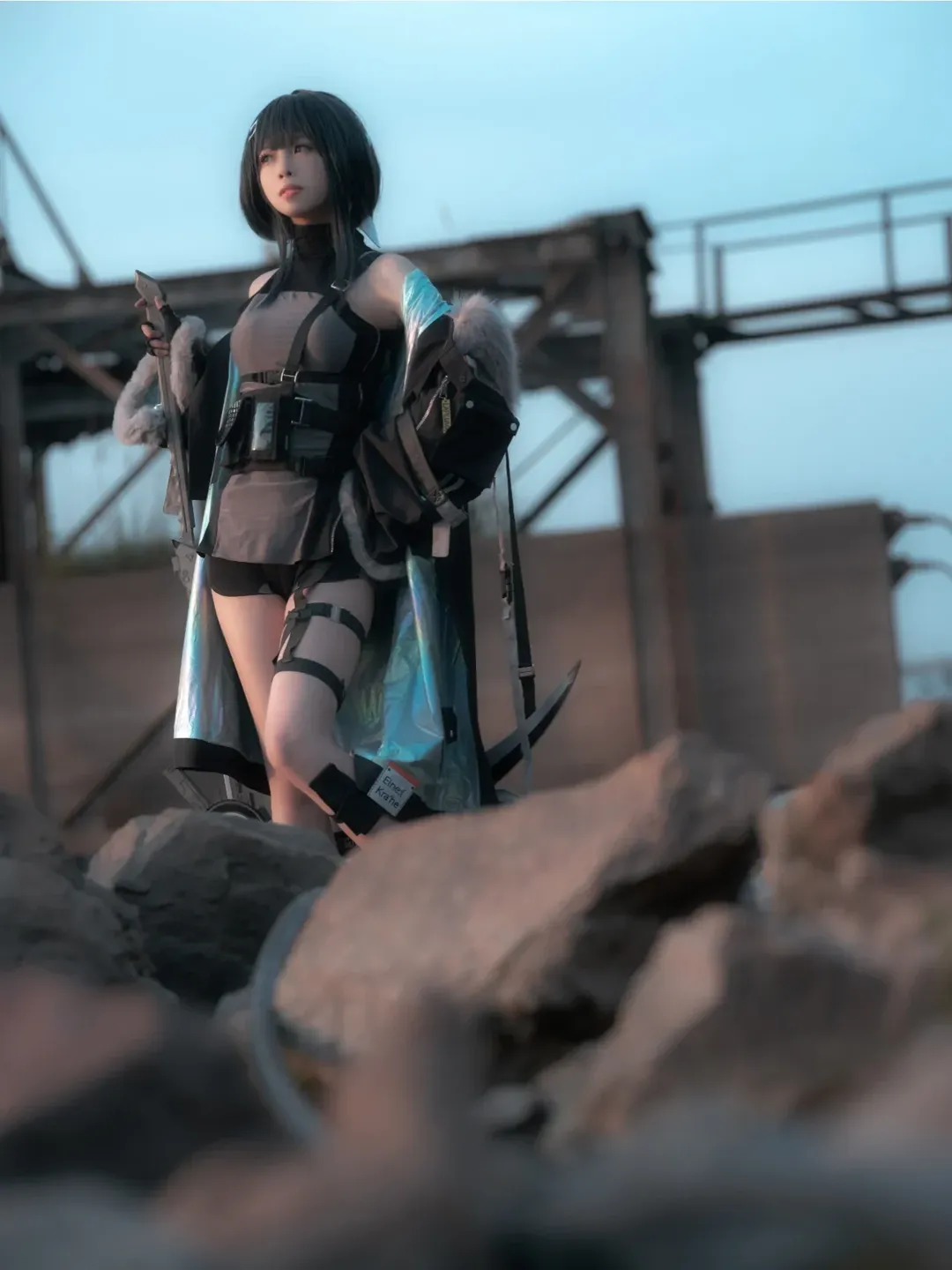 机能风, cosplay, 明日方舟, 明日方舟cos, 废墟风 - 第1张