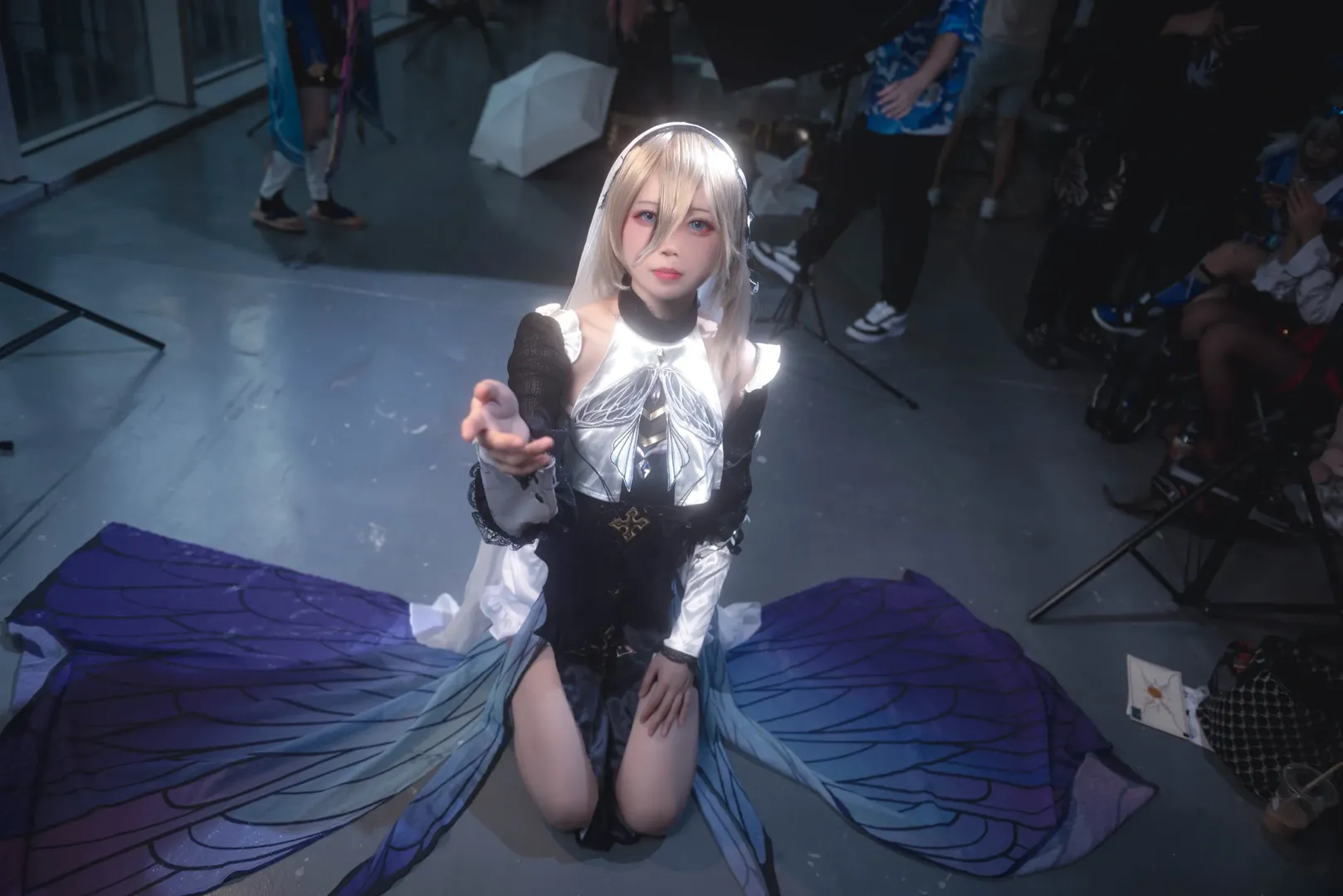 崩壊 3rd, コスプレ, CICF会場写真, ストッキング, アポニアコスプレ