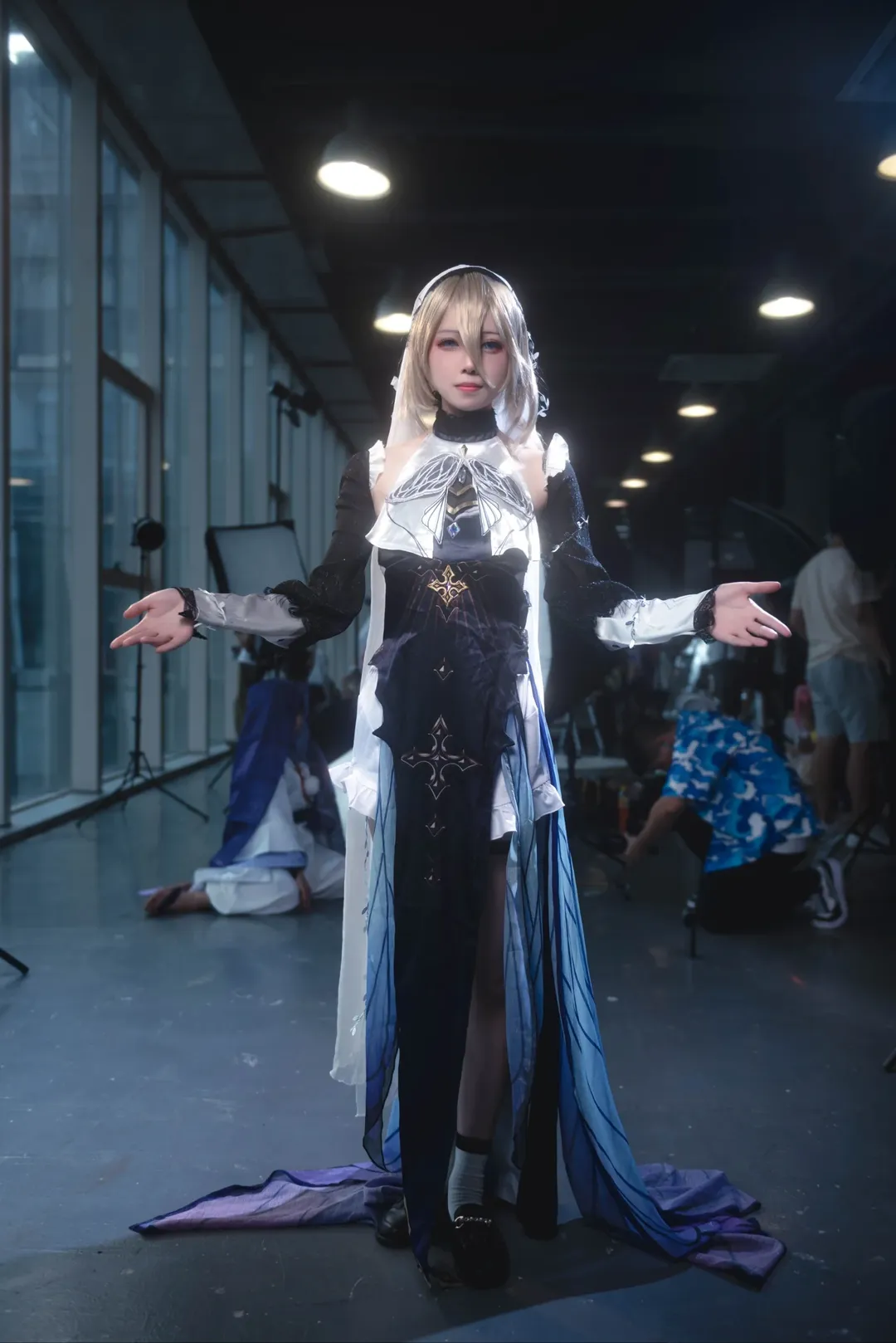 崩坏3, cosplay, CICF场照, 丝袜, 阿波尼亚cos - 第2张