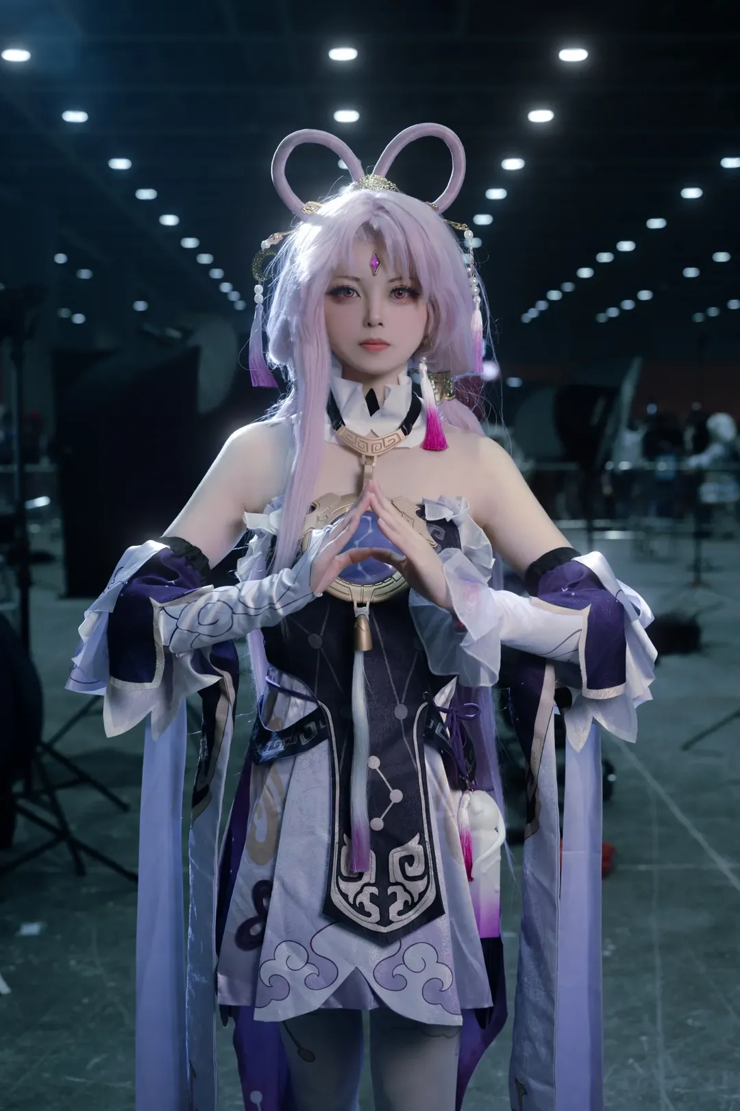 崩坏星穹铁道, 萤火虫漫展, 二次元cosplay, 符玄cos, cosplay丝袜 - 第1张