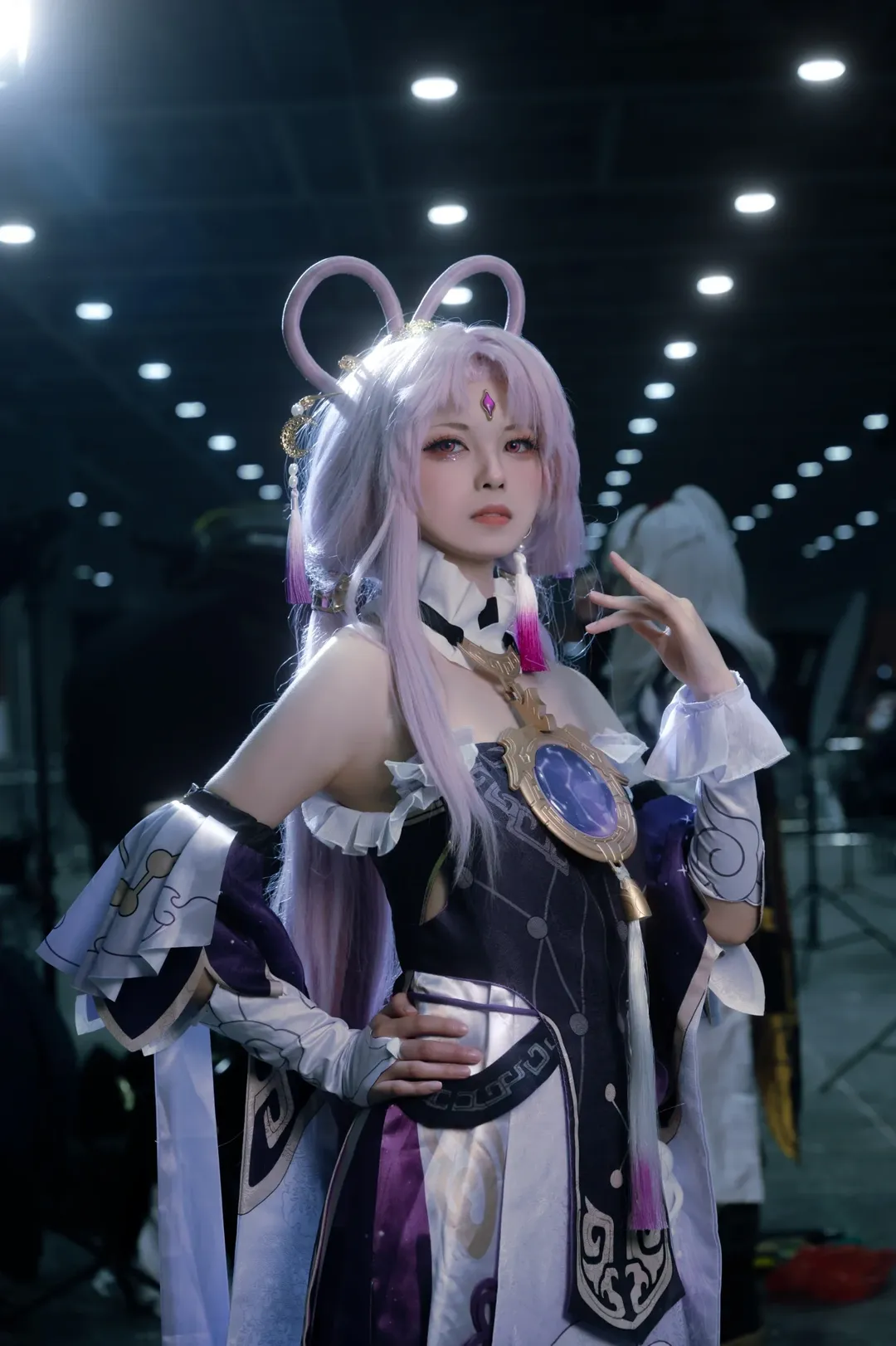 崩坏星穹铁道, 萤火虫漫展, 二次元cosplay, 符玄cos, cosplay丝袜 - 第4张