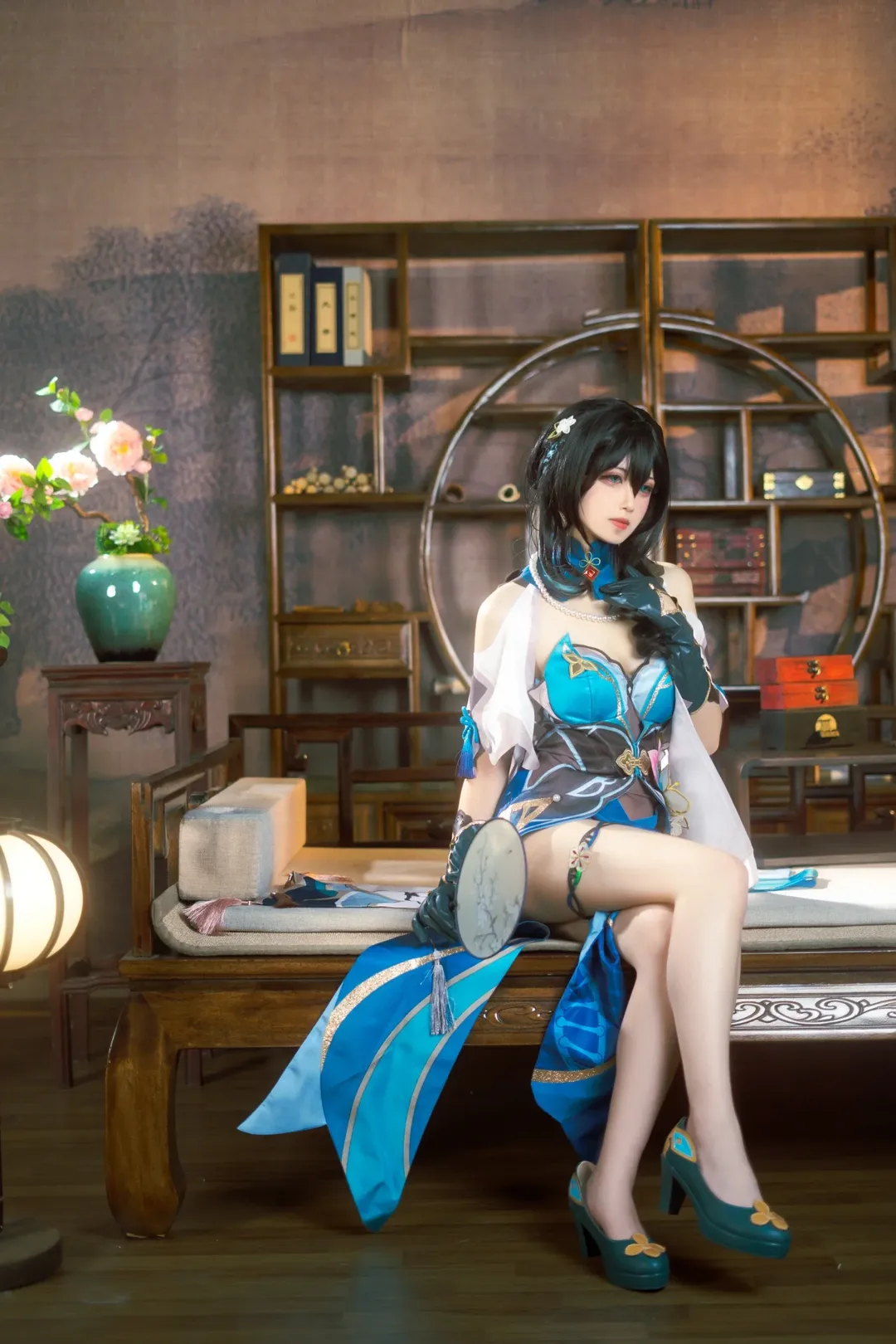 崩坏星穹铁道, 阮梅cos, 国风cosplay, 实景棚摄影, 阮梅声里寻江南 - 第2张