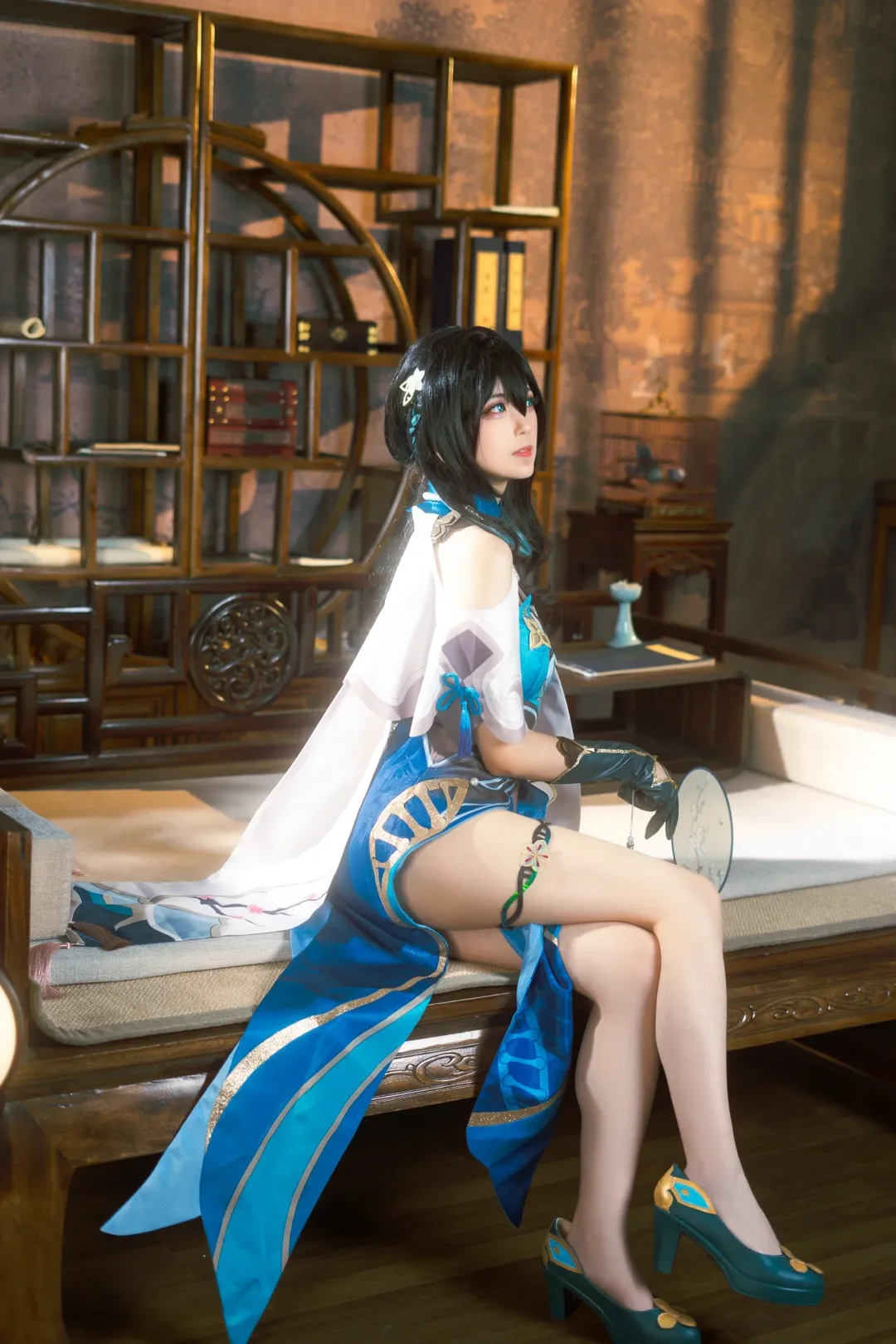 崩坏星穹铁道, 阮梅cos, 国风cosplay, 实景棚摄影, 阮梅声里寻江南 - 第3张