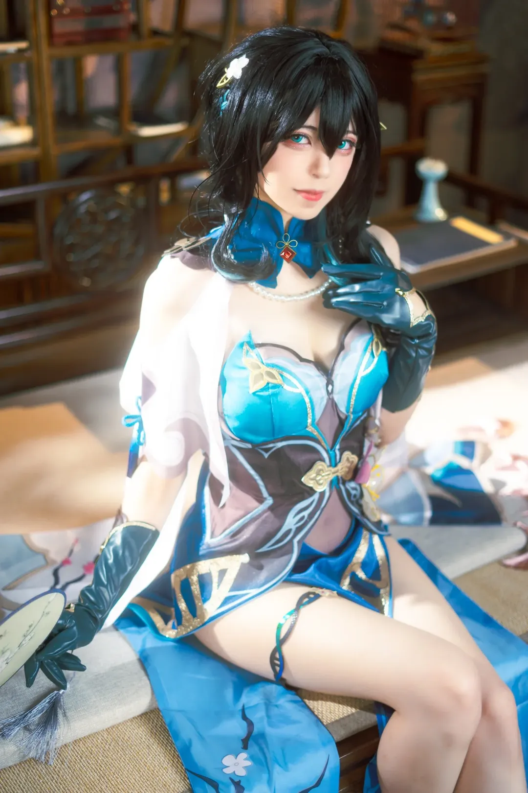 崩坏星穹铁道, 阮梅cos, 国风cosplay, 实景棚摄影, 阮梅声里寻江南 - 第5张