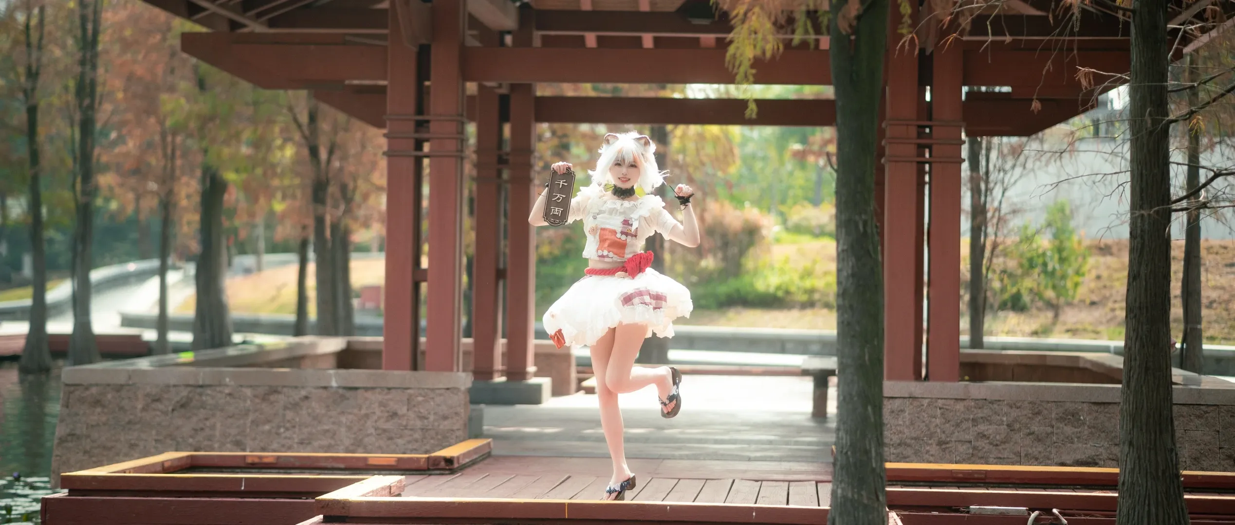cosplay, 东方project, 豪德寺三花cos, 招财进宝, 大年初五