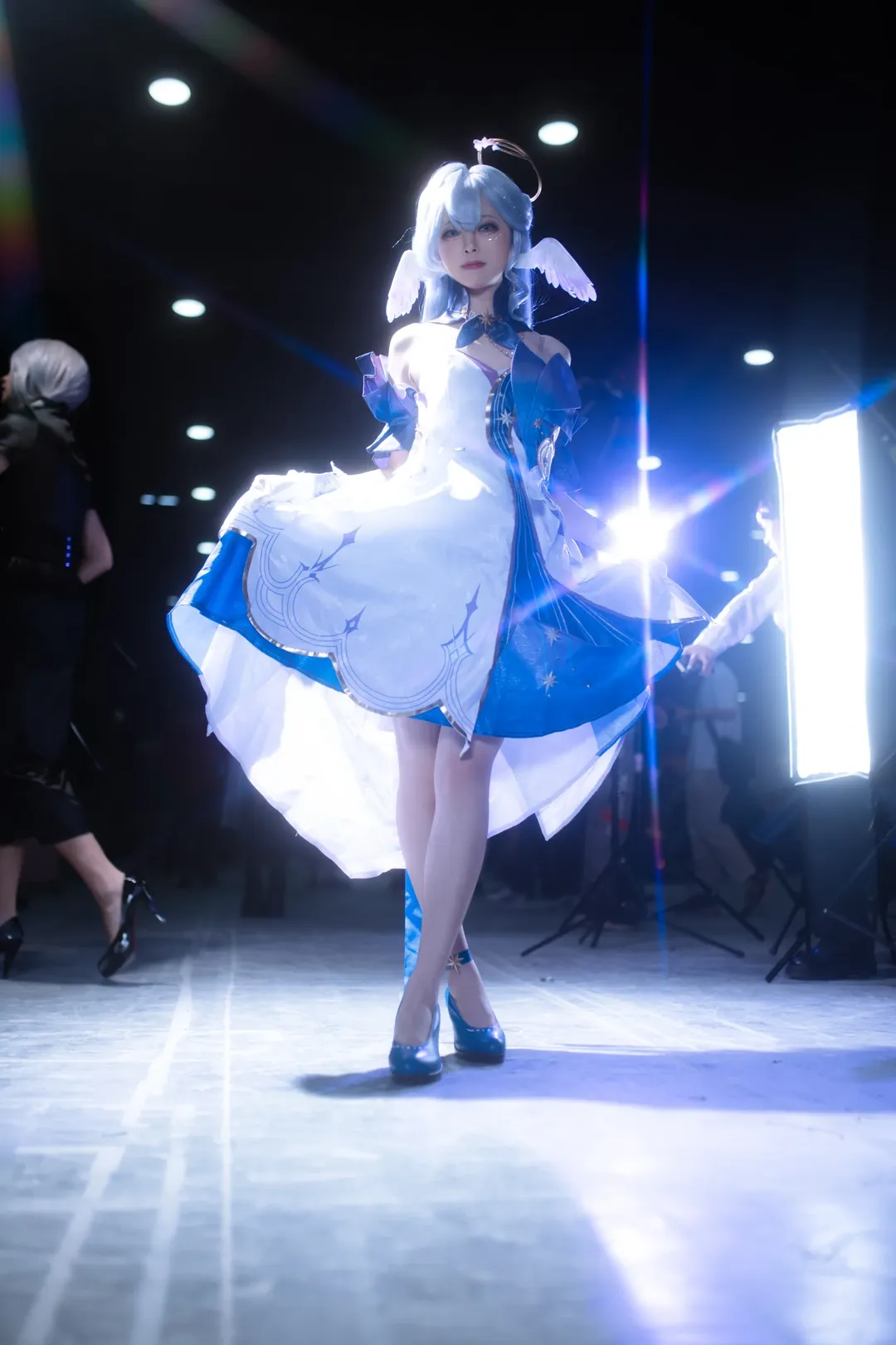 Honkai: Star Rail, Robin cosplay, Nude stockings cosplay, Firefly Anime Convention, On-site photography sharing
