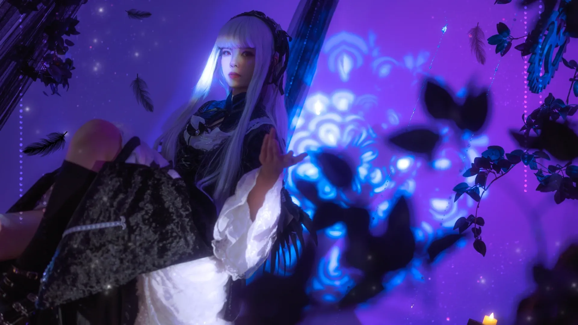cosplay摄影, 蔷薇少女, 暗黑哥特风, 水银灯cos, 过膝袜cos - 第5张