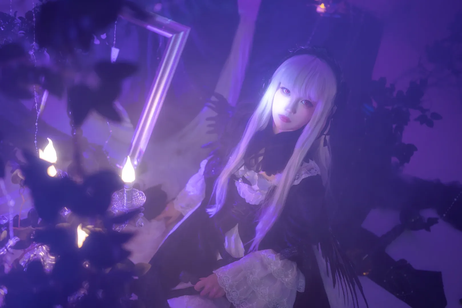 cosplay摄影, 蔷薇少女, 暗黑哥特风, 水银灯cos, 过膝袜cos - 第8张