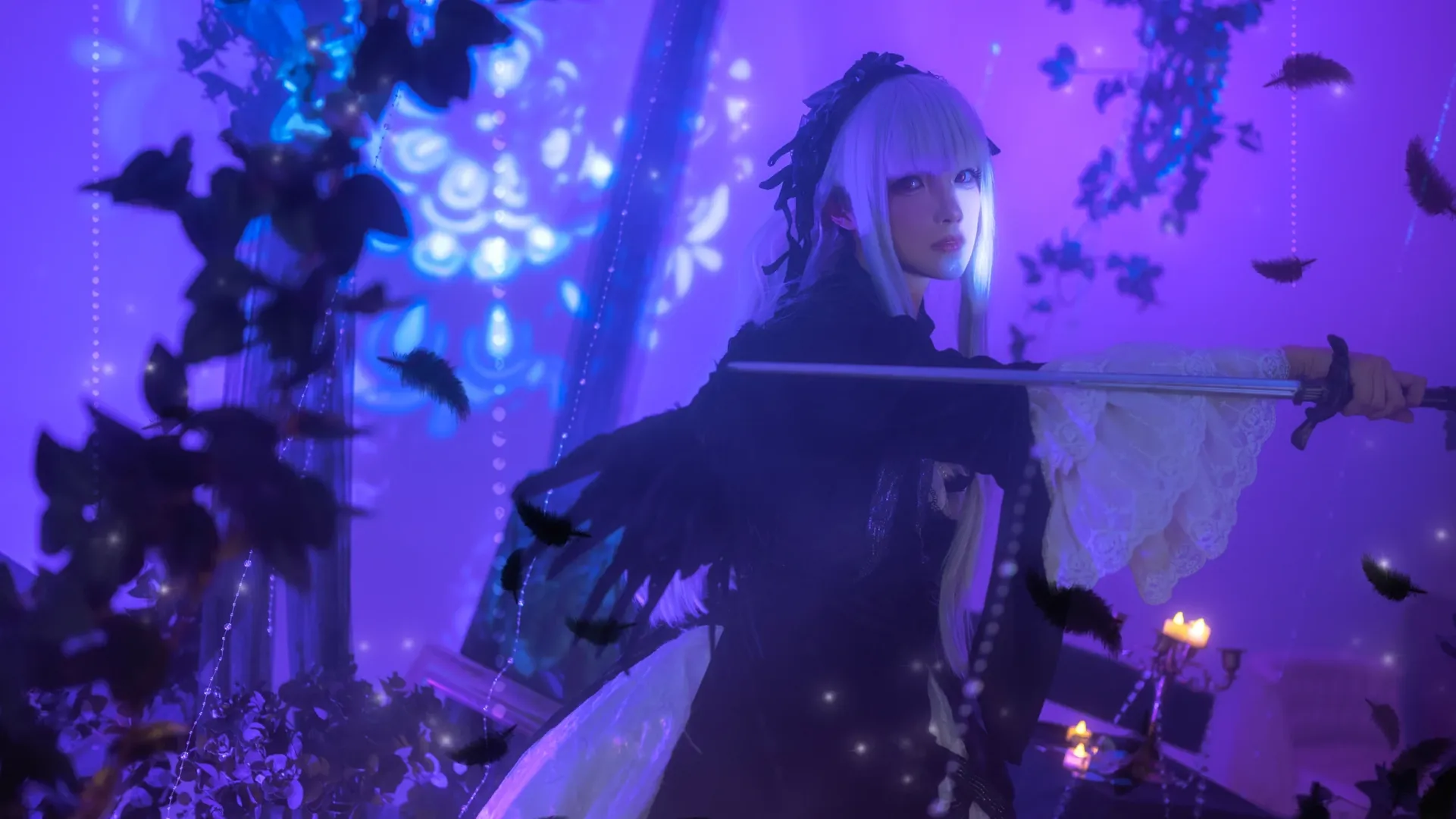 cosplay摄影, 蔷薇少女, 暗黑哥特风, 水银灯cos, 过膝袜cos - 第9张