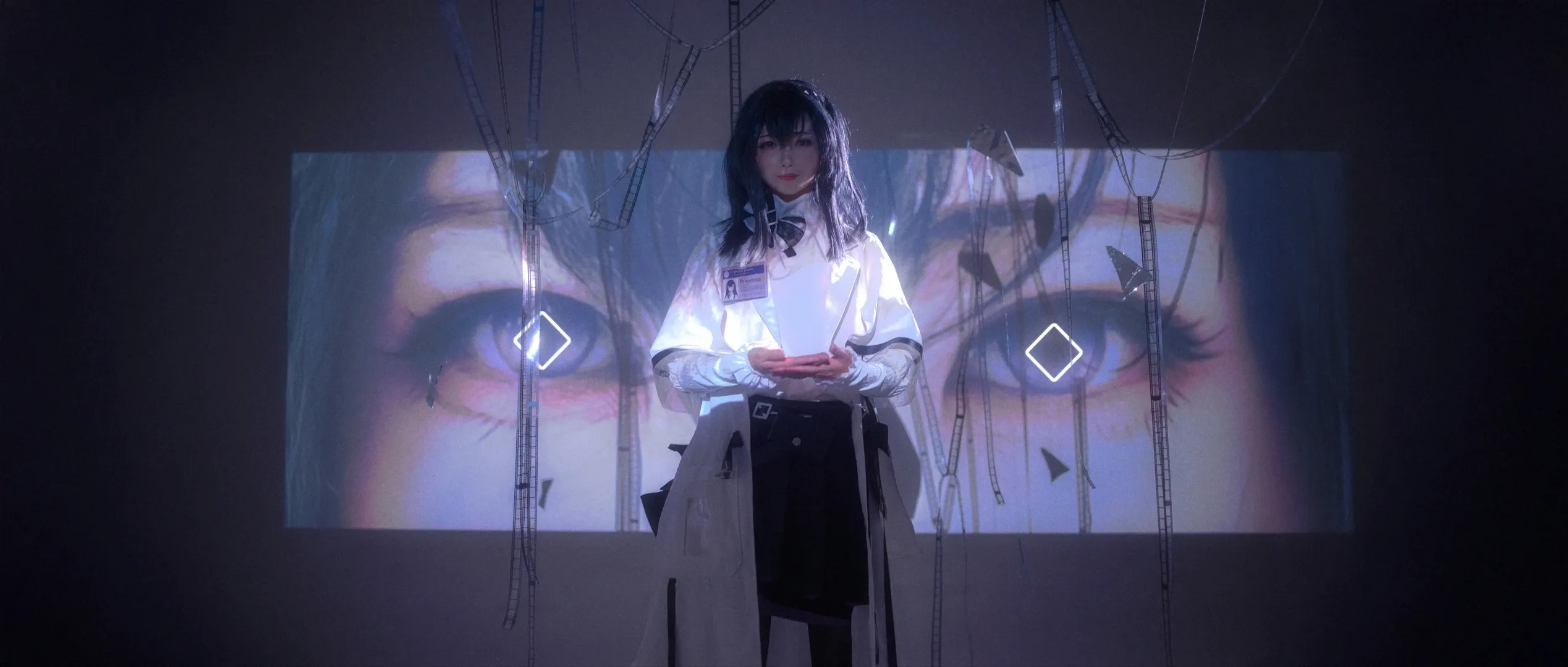 二次元, 摄影, 明日方舟, 黑丝, 普瑞赛斯cos - 第3张