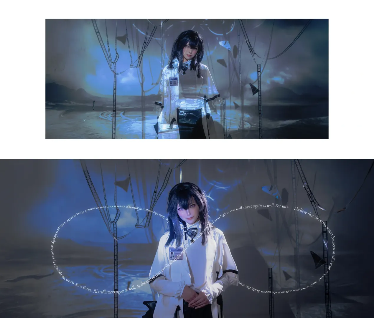 二次元, 摄影, 明日方舟, 黑丝, 普瑞赛斯cos - 第7张