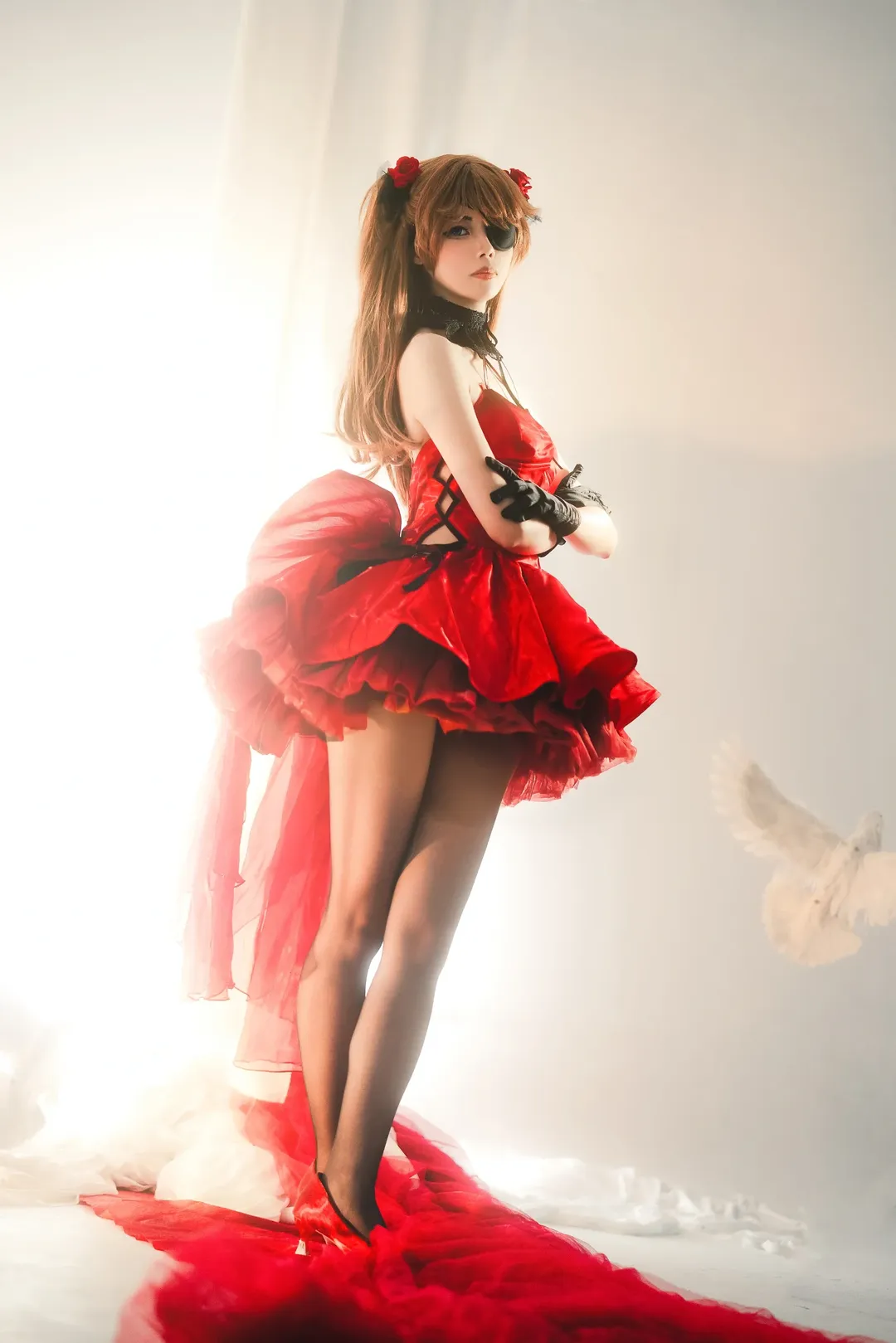 NIKKE, 明日香cos, 新世紀福音戰士, cosplay分享, 絲襪穿搭