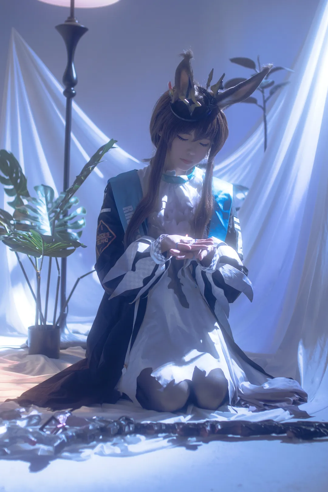 明日方舟, 阿米娅cos, cosplay摄影, 无忧梦呓cos, 丝袜cos