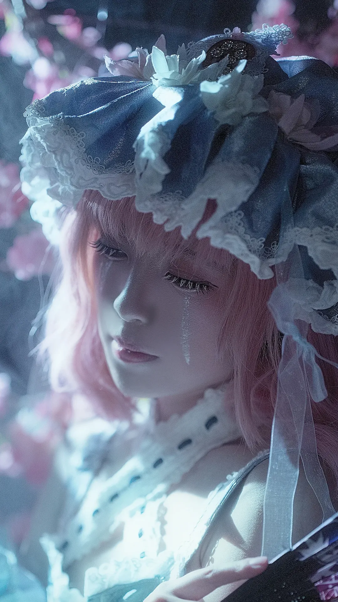 二次元, 氛围感, cosplay, 东方project, 西行寺幽幽子cos