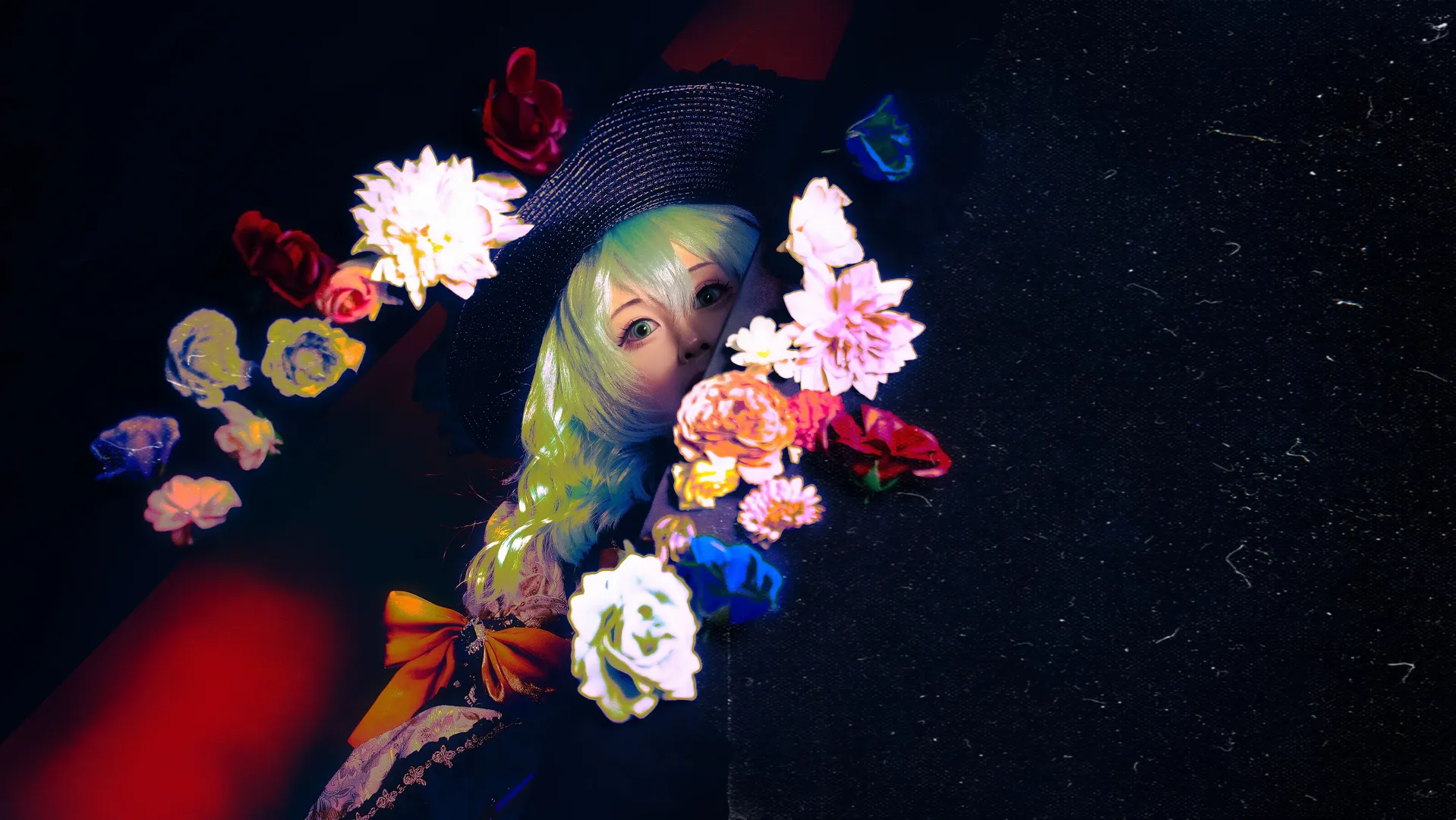二次元攝影, 東方project, 古明地戀cos, 暗黑風cosplay, 無意識