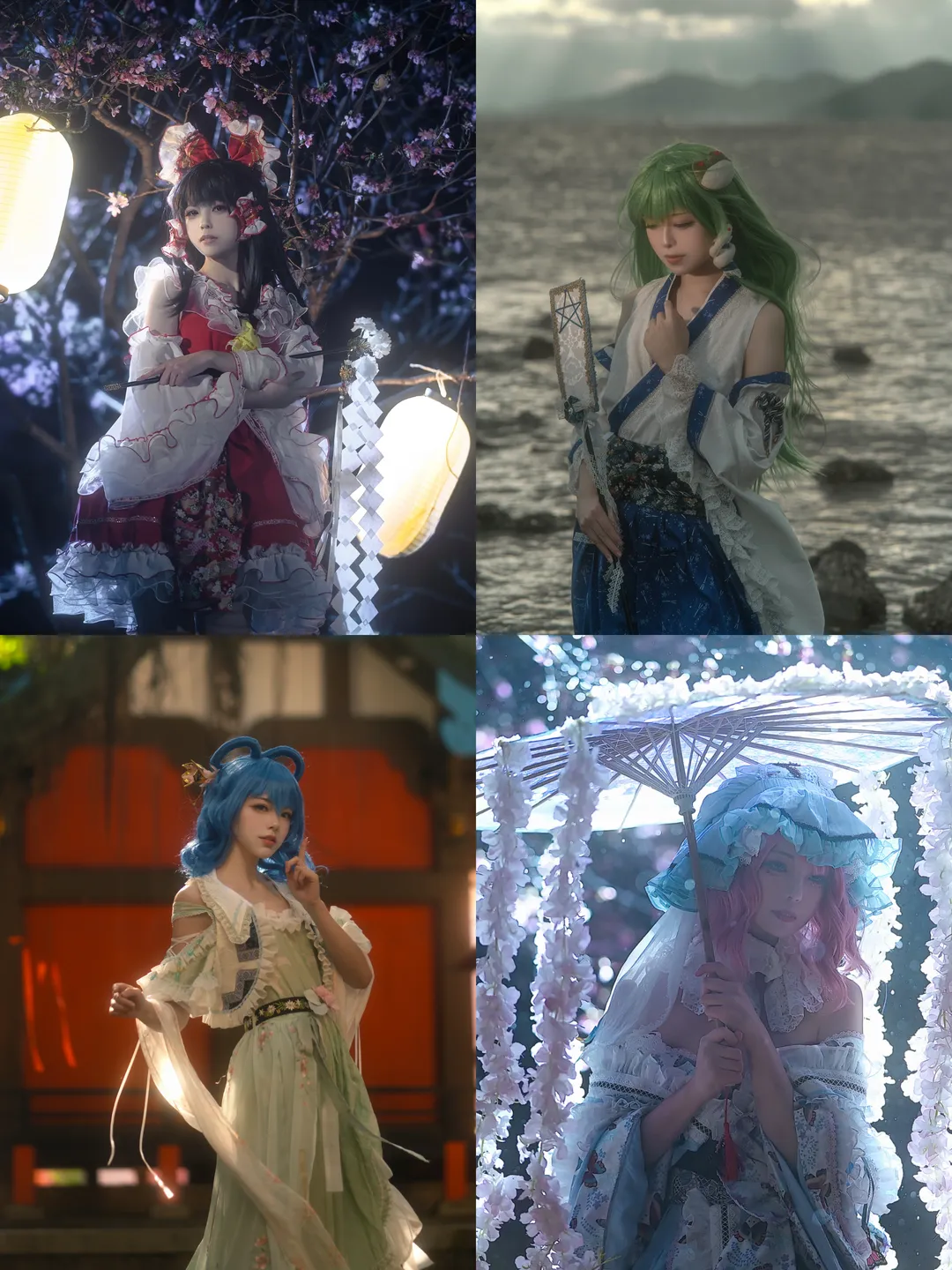 二次元摄影, 东方project, 氛围感写真, 过膝袜穿搭, 东方cos - 第1张