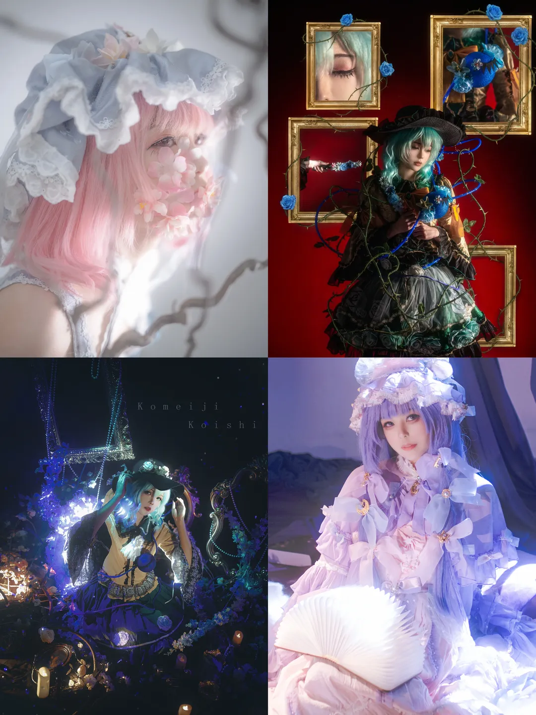 二次元摄影, 东方project, 氛围感写真, 过膝袜穿搭, 东方cos - 第3张