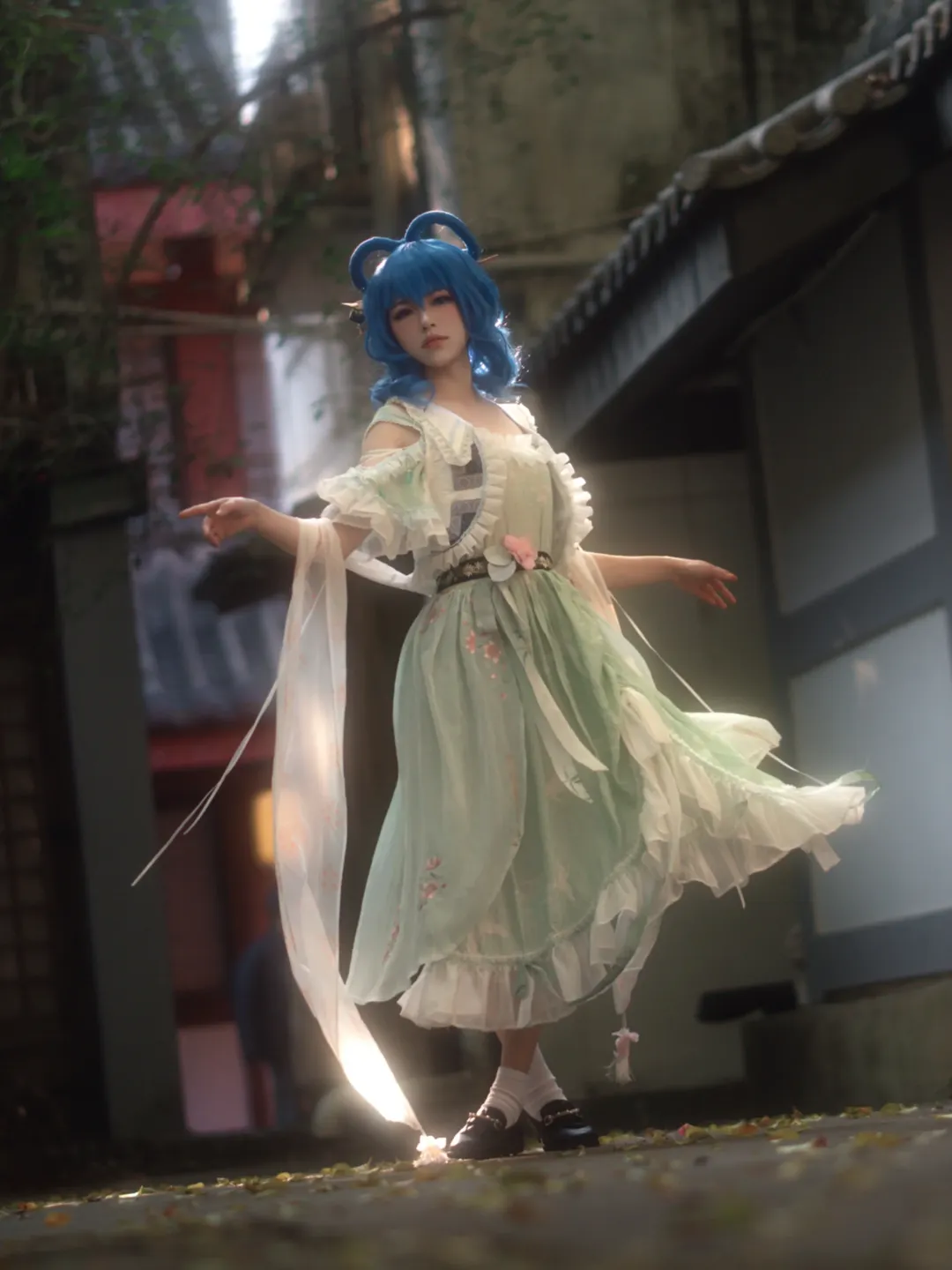 cosplay, 古风摄影, 东方Project, 霍青娥cos, 二次元穿搭