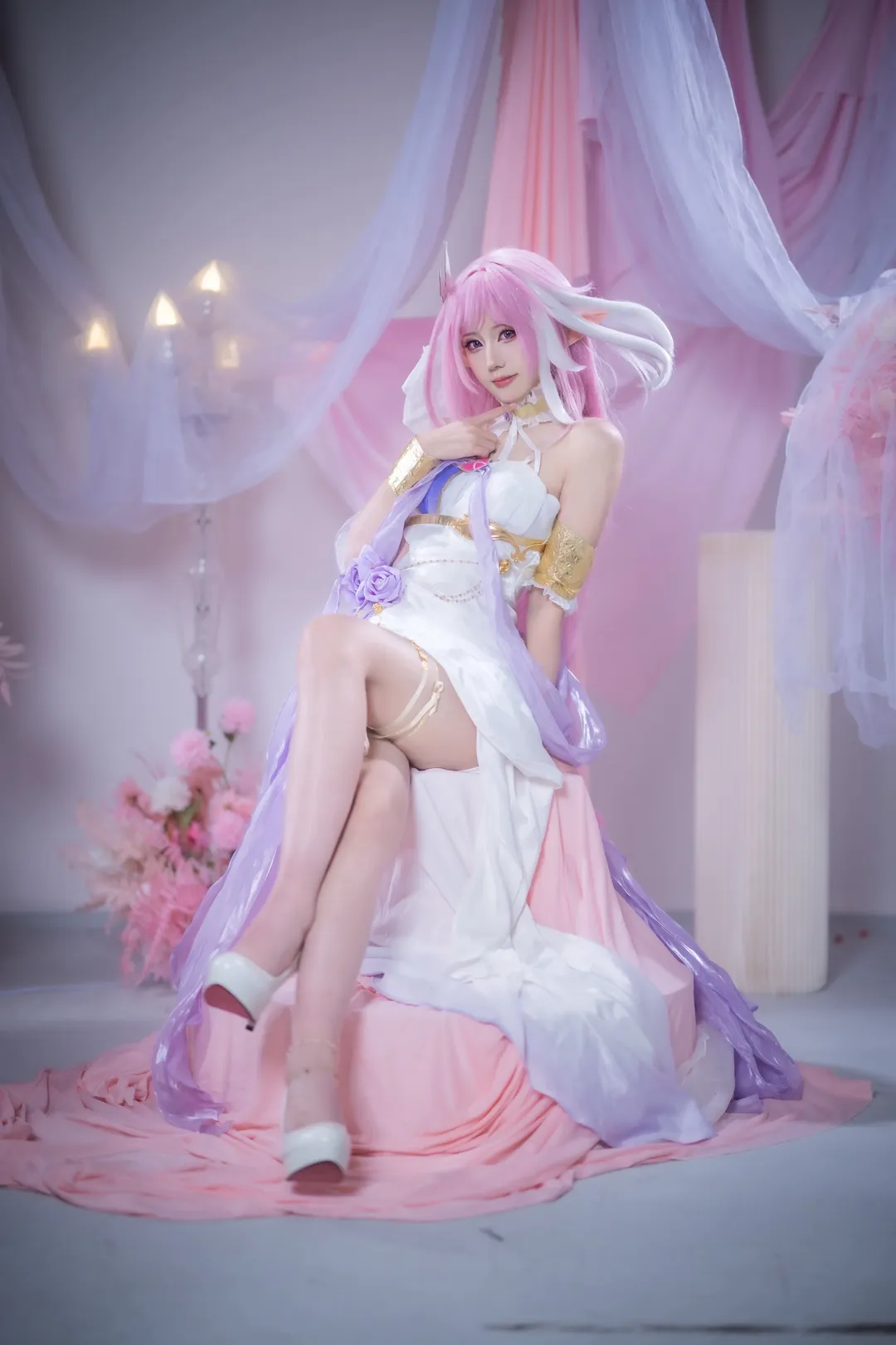 エリシア コスプレ, 崩壊3rd, 二次元コスプレ, 白タイツコスプレ, エリシアの誕生日