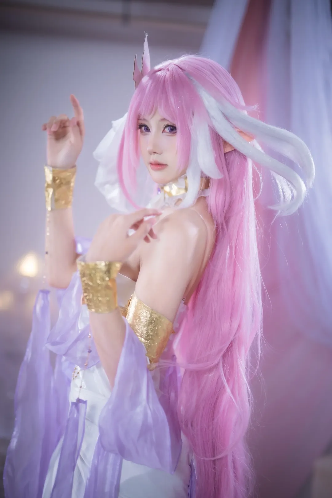 爱莉希雅cos, 崩坏三, 二次元cosplay, 白丝cos, 爱莉希雅生日 - 第8张