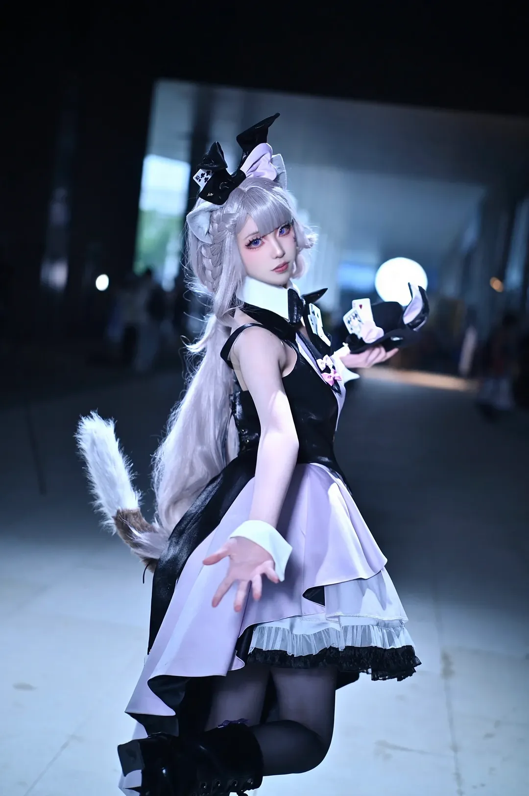 原神, リネット コスプレ, イベント写真, 黒タイツ コーデ, ロリコーデ - 2枚目