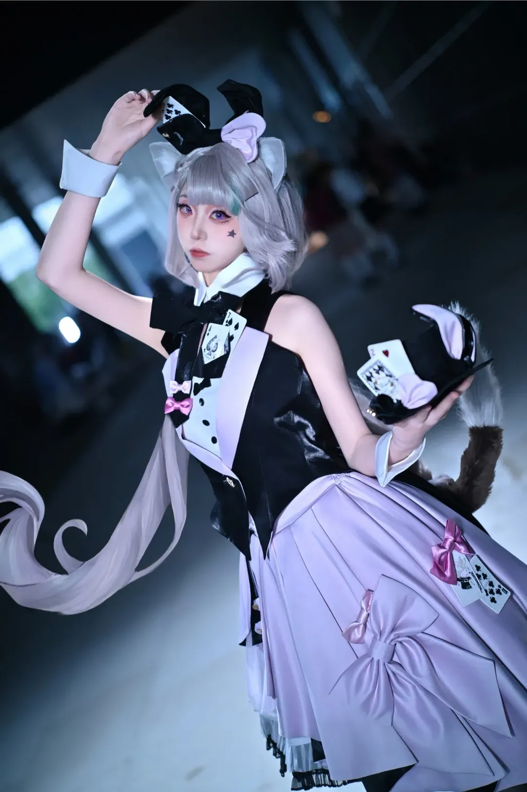 原神, リネット コスプレ, イベント写真, 黒タイツ コーデ, ロリコーデ - 5枚目