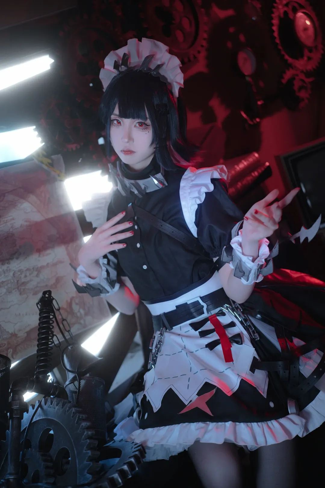 绝区零, 艾莲乔cos, 鲨鱼妹, cosplay分享, 机械齿轮风