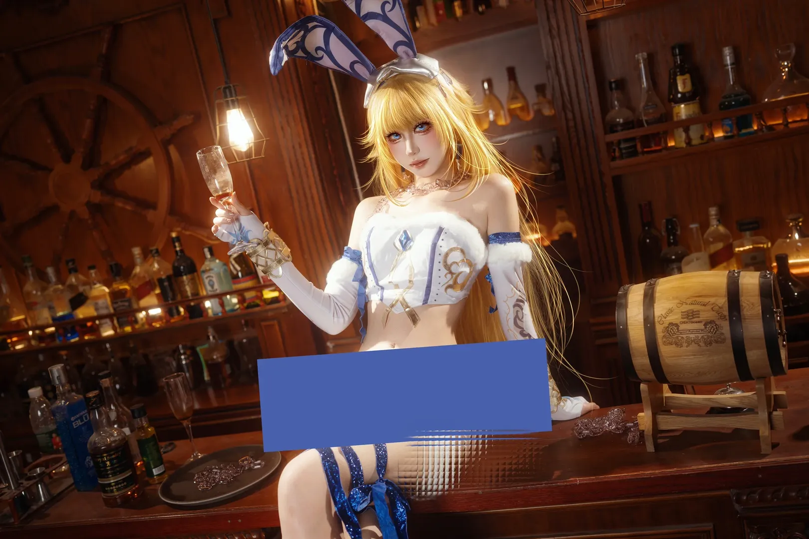 Fate/Grand Order, 白丝, cosplay摄影, 兔女郎cos, 贞德cos