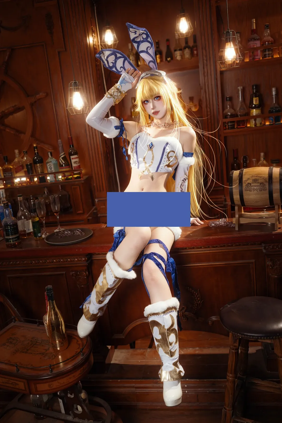 Fate/Grand Order, 白丝, 贞德cos, 复古酒馆, 白贞cosplay