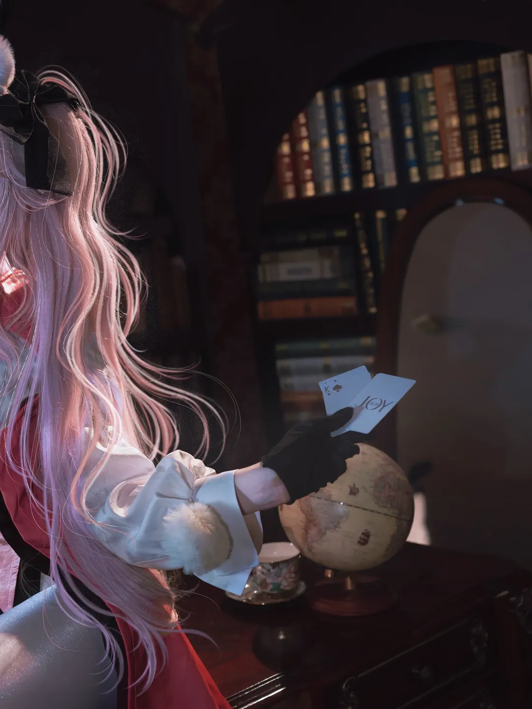 FGO, fate, 复古书房, 白色丝袜, 杀狐cos - 第3张