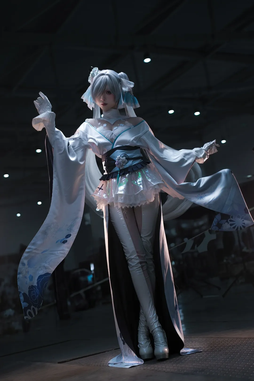 灰姑娘cos, 漫展摄影, 胜利女神, 丝袜cos, 周年礼服